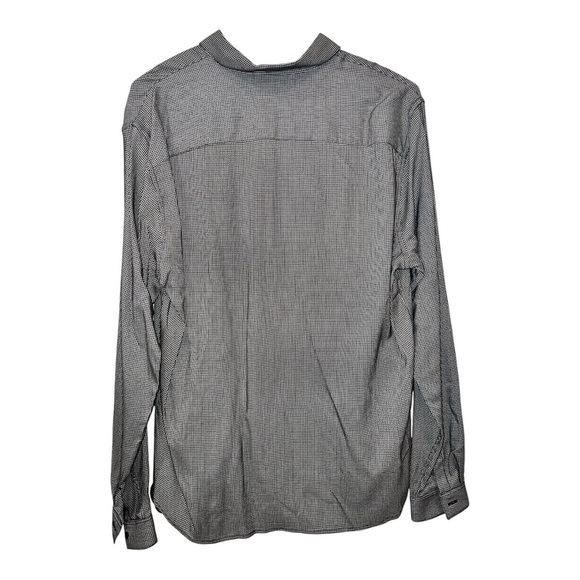 The Kooples Loose Fit Micro Houndstooth Shirt  Large NWT Collared Button front - Picture 4 of 11